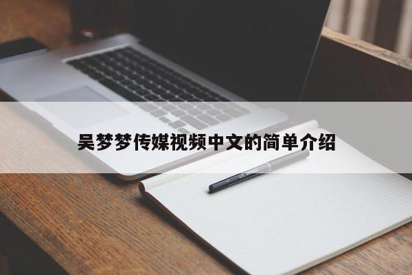 吴梦梦传媒视频中文的简单介绍